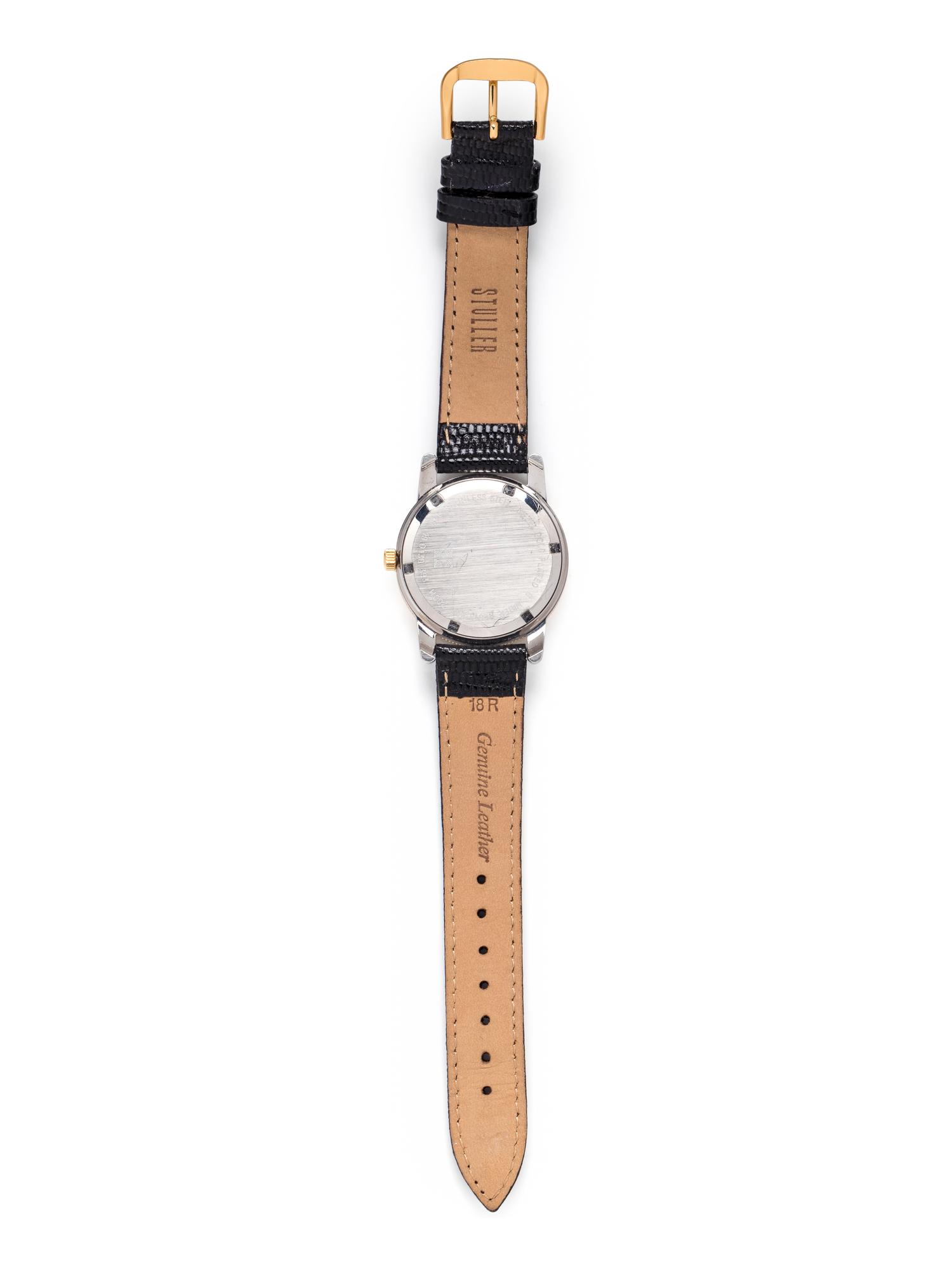 ZENITH, STAINLESS STEEL AND GOLD-PLATED REF. 19.0130.393 TRIPLE DATE 'EPERVIER' WRISTWATCH