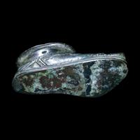 A Roman Bronze Lamp in the form of a Foot