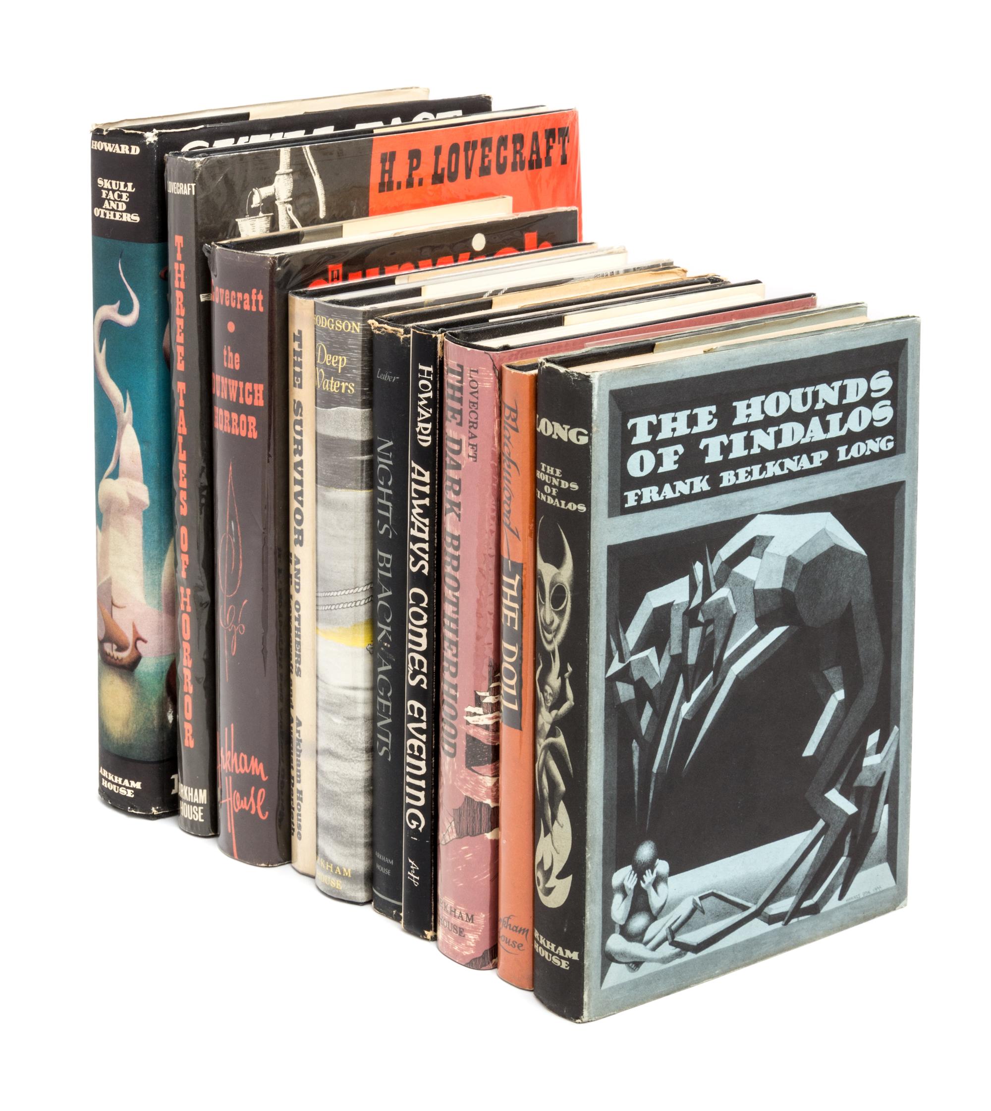 (ARKHAM HOUSE--EARLY) 17 early works published by Arkham House, some inscribed.