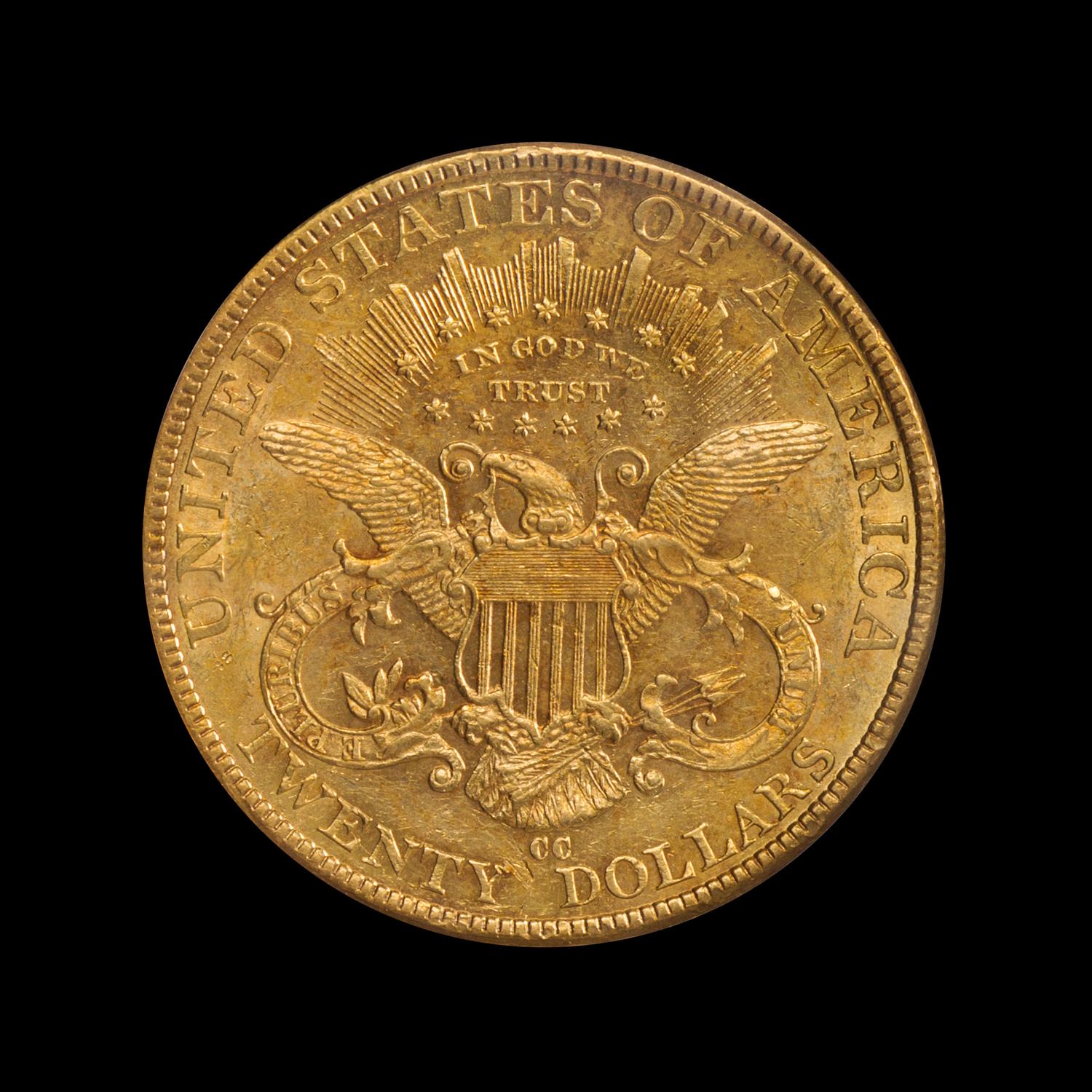 A United States 1893-CC Liberty Head $20 Gold Coin