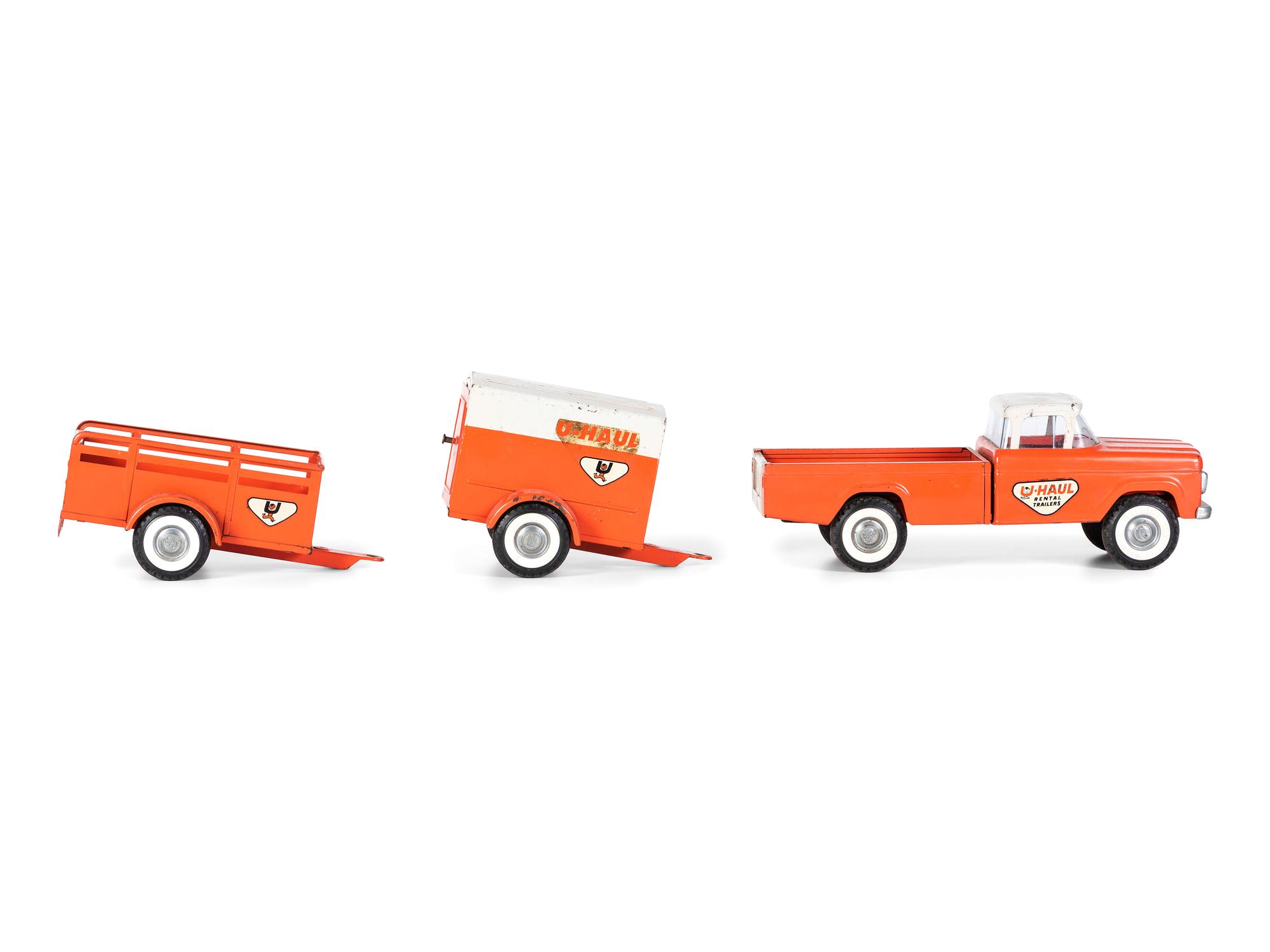 A Nylint 'U-Haul' Three Piece Toy Set