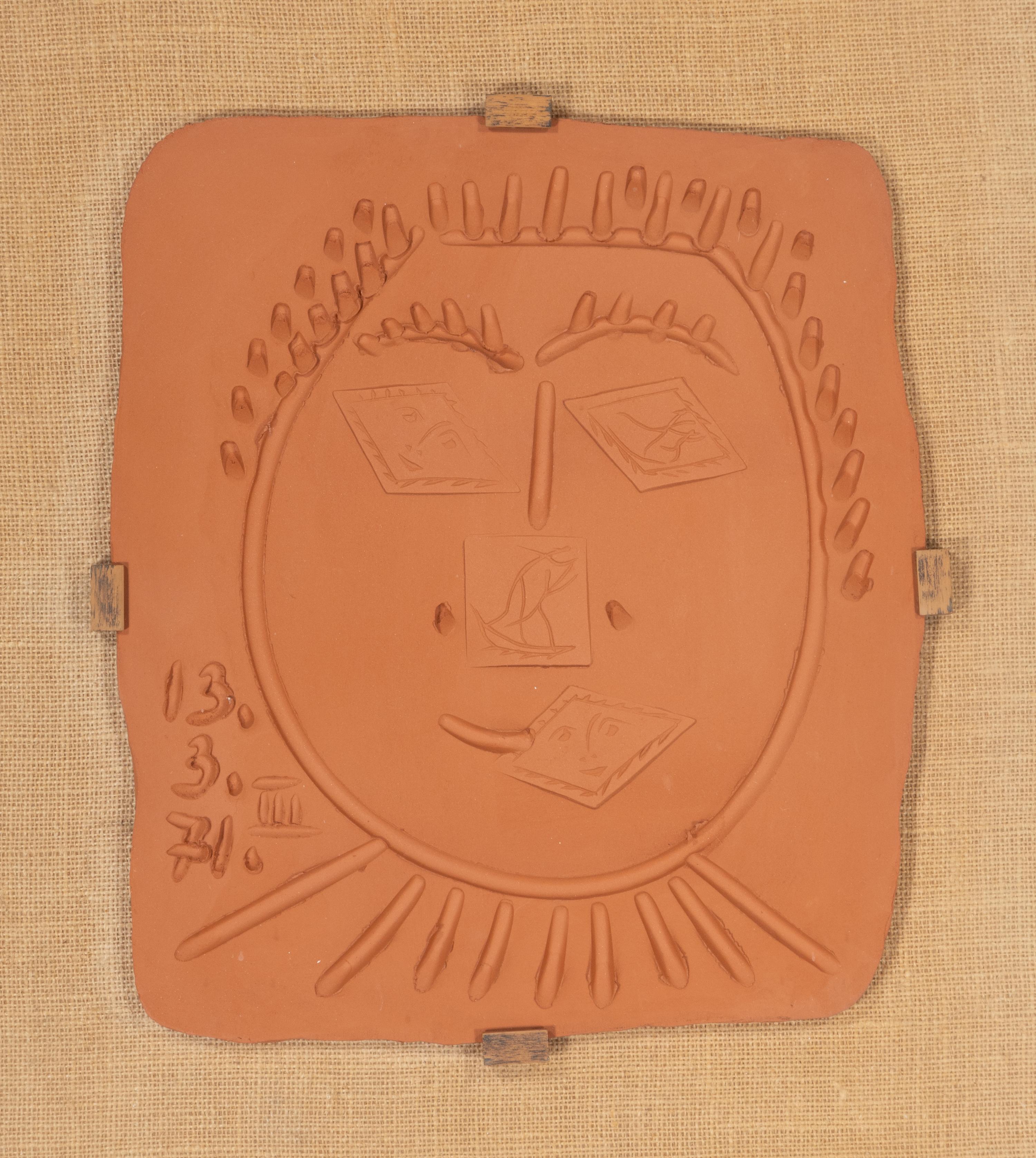 Visage à la fraise , 1971 (A.R. 625)