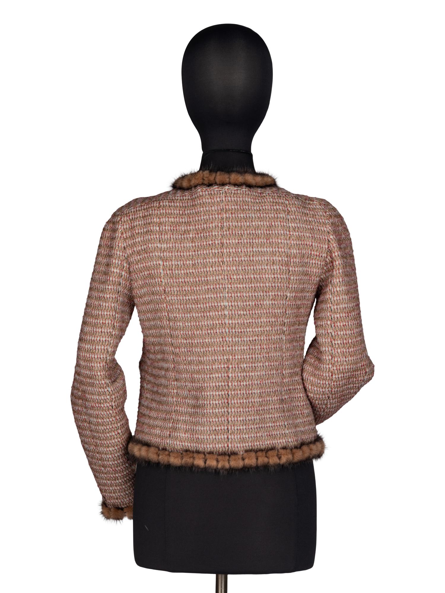Chanel Mink-Trimmed Jacket, 2003