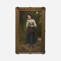 William-Adolphe Bouguereau (French, 1825–1905) La Fleur Préférée (also known as 'L'Odorat')
