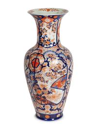 A Group of Kutani and Imari Palette Porcelain Vases