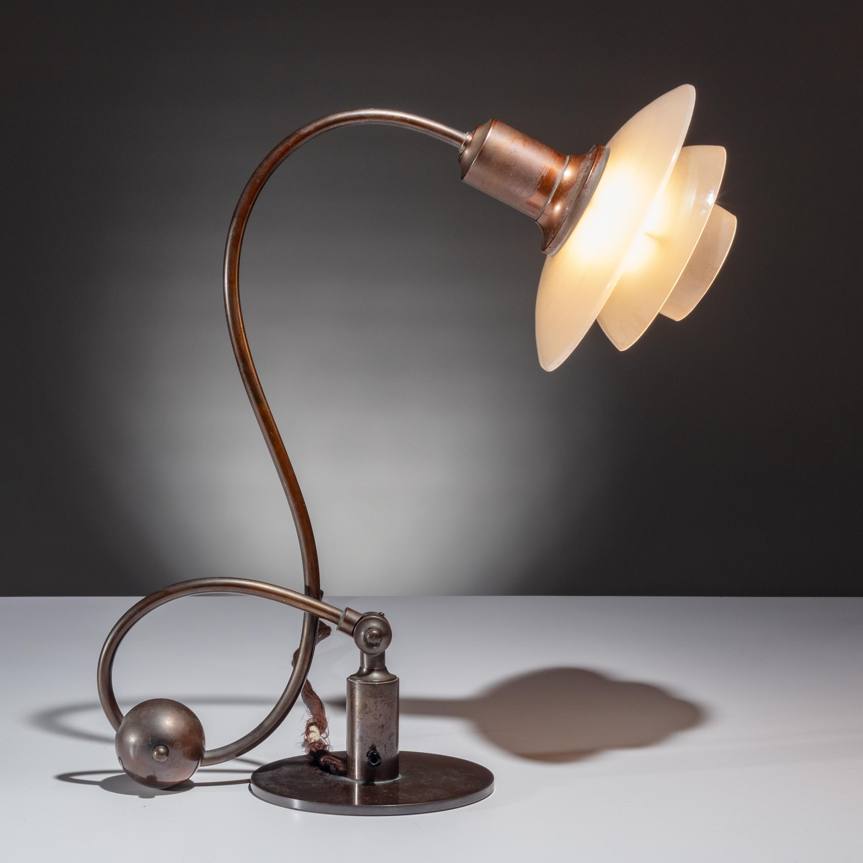 Poul Henningsen — Piano Lamp, with type 2/2 Shades