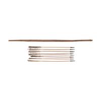 Sioux Painted Bow, with Eight Arrows