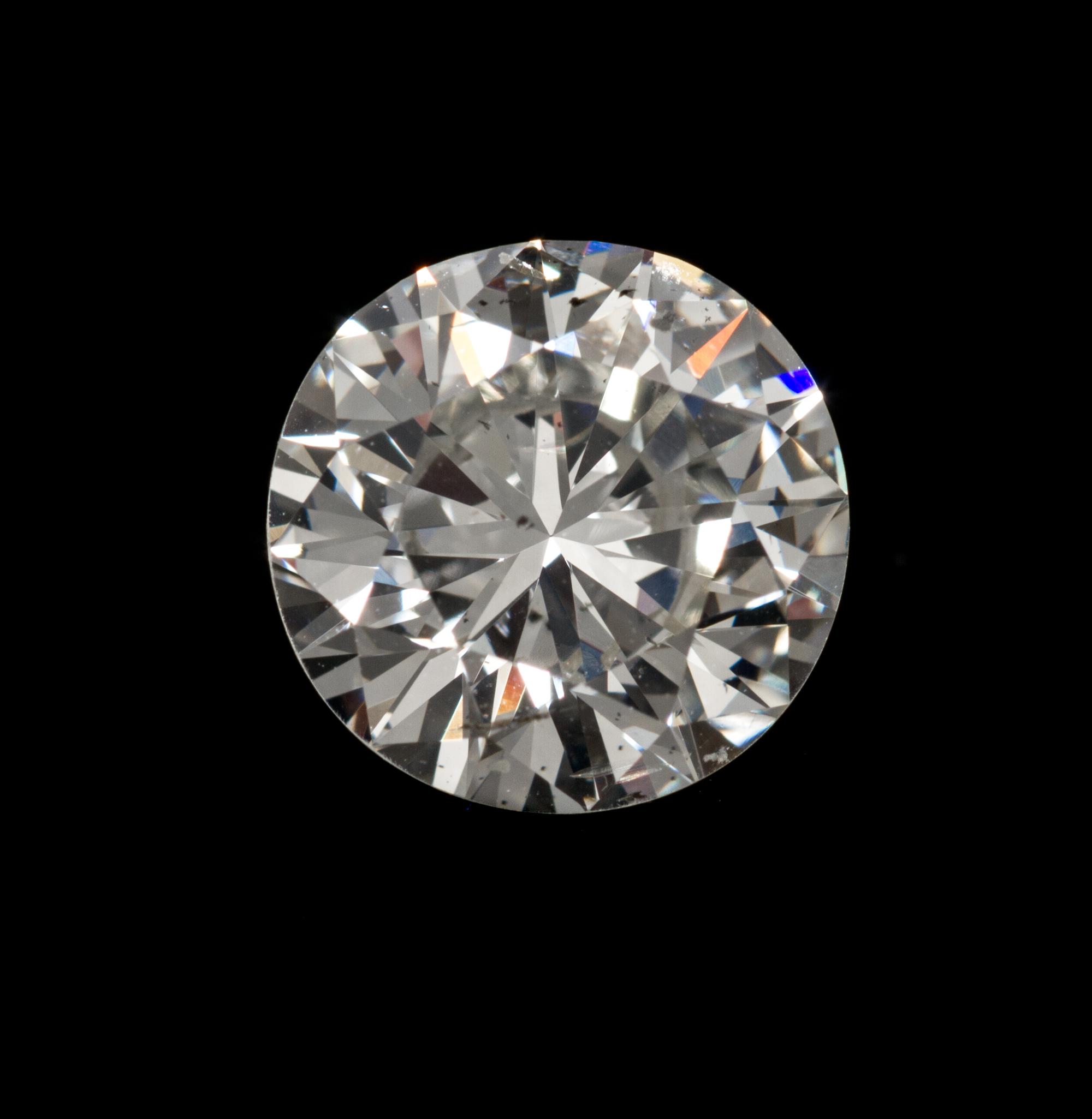 A 1.56 Carat Round Brilliant Cut Diamond,