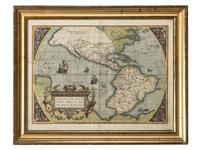 ORTELIUS, Abraham (1527-1598). Americae sive Novi Orbis, Nova Descriptio . Antwerp, ca 1572.