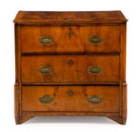 An Austrian Birch Commode Height 32 1/2 x width 35 x depth 19 inches. — MID-19TH CENTURY