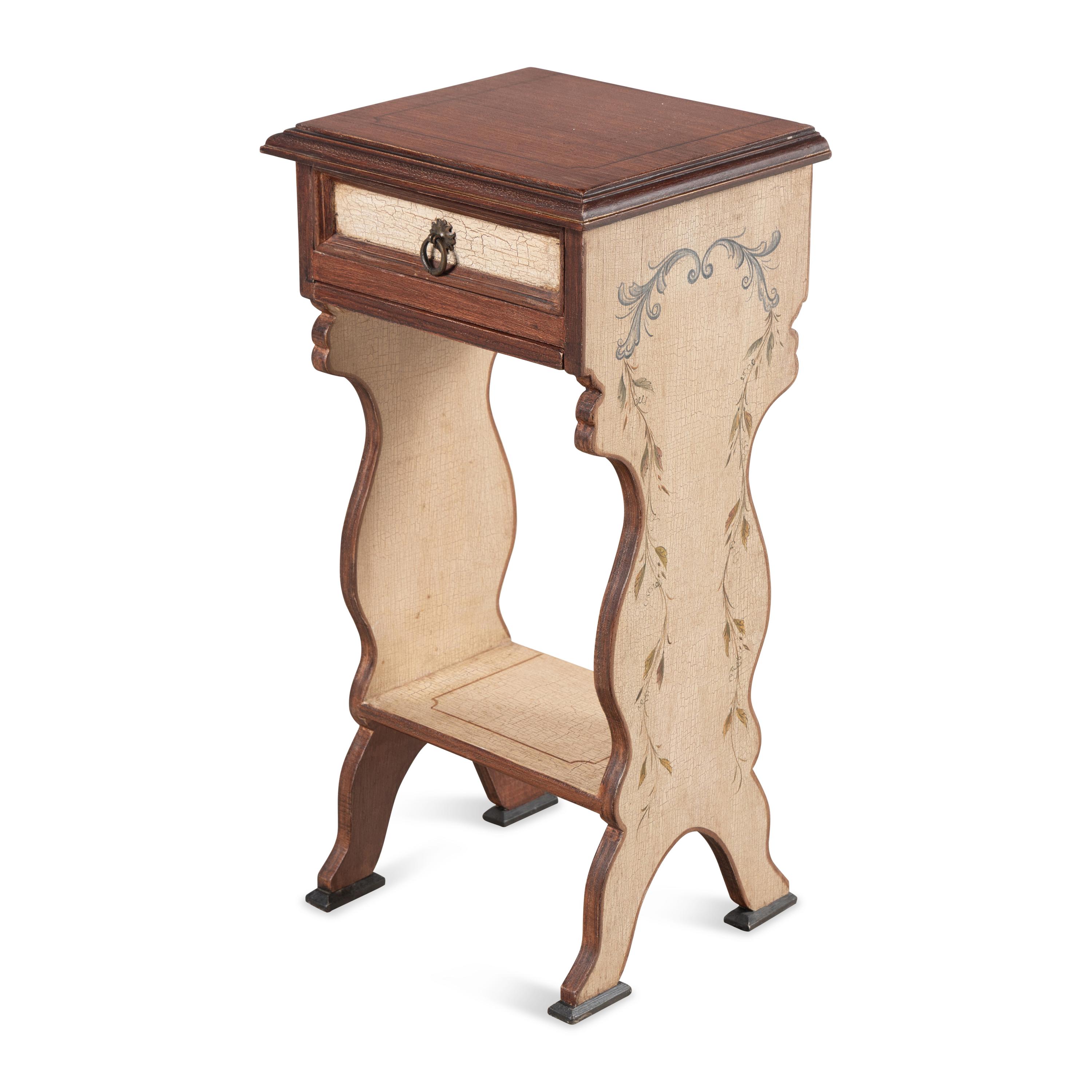 An Italian Style Painted Side Table