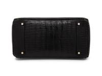 Hermès Birkin 35 in Shiny Black Porosus Crocodile, 2004