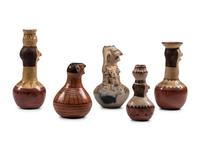 Maricopa and Tohono O'odham Figural Pottery Vases