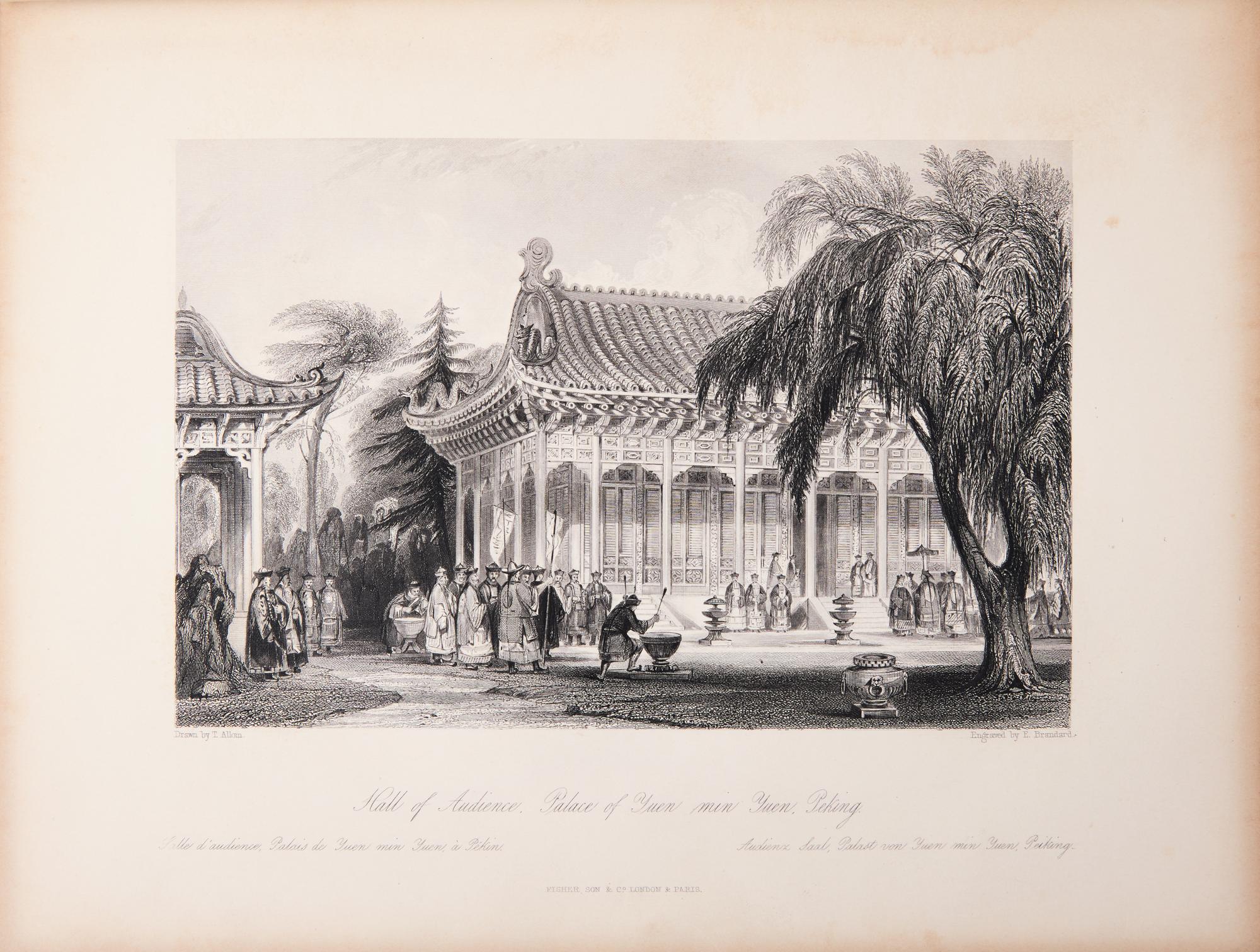 [Travel & Exploration] Allom, Thomas, and the Rev. G.N. Wright. China, In A Series of Views, Displaying The Scenery, Architecture, And Social Habbits, of That Ancient Empire