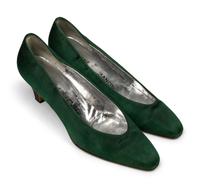 Arnold Scaasi; Custom Gown, Stole, and Matching Shoes