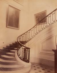 A group of three photographs ( Escalier, rue Beautreilles 7, 1904 (4e arr) , 1903-1904; Hôtel de Beauffremont, rue de Grenelle 87 , 1901; Hôtel de Grancry, 83 rue Richelieu , 1907)