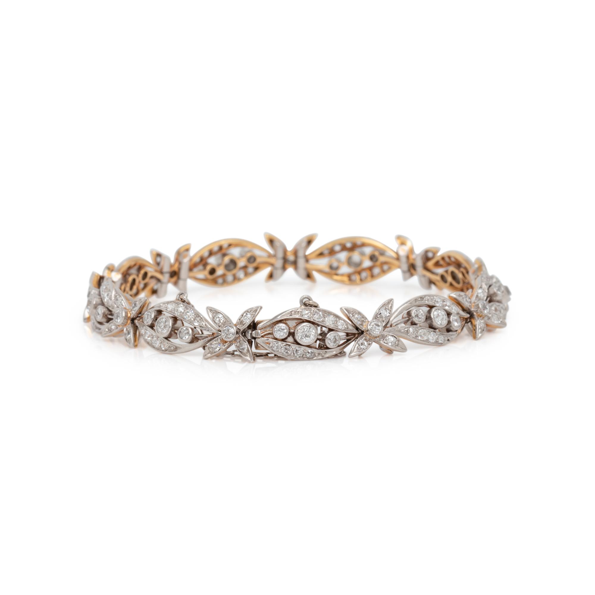 ANTIQUE, DIAMOND BRACELET