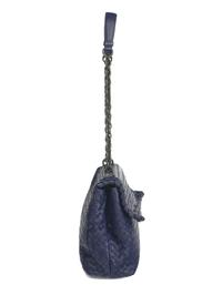 BOTTEGA VENETA, VIOLET INTRECCIATO OLIMPIA BAG