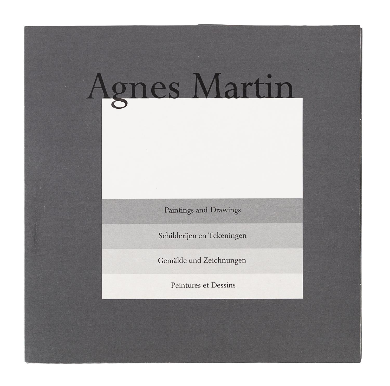 Agnes Martin, (Canadian/American, 1912-2004), Paintings and Drawings: Stedelijk Museum Portfolio, 1990-1991