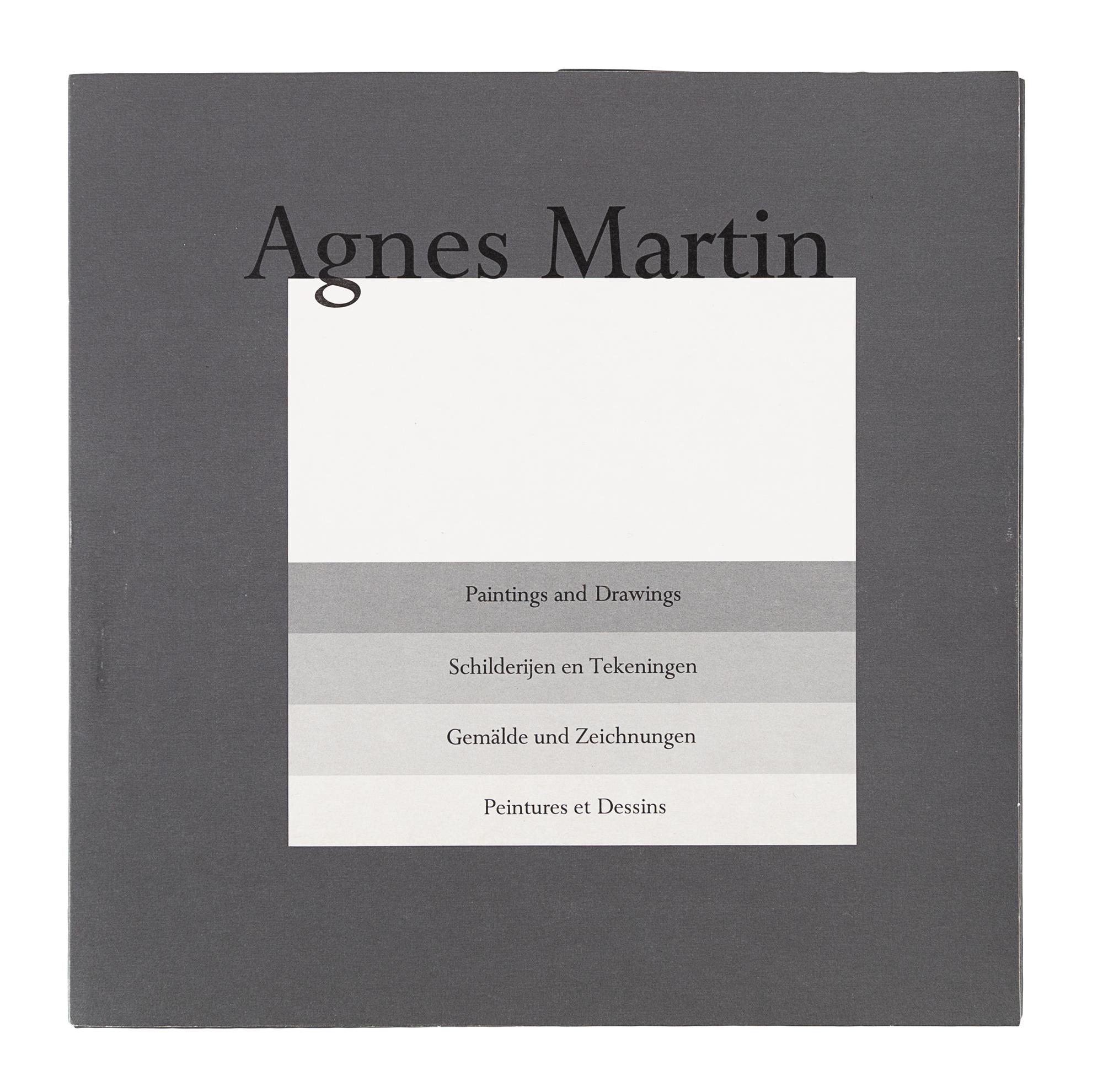 Agnes Martin, (Canadian/American, 1912-2004), Paintings and Drawings: Stedelijk Museum Portfolio, 1990-1991