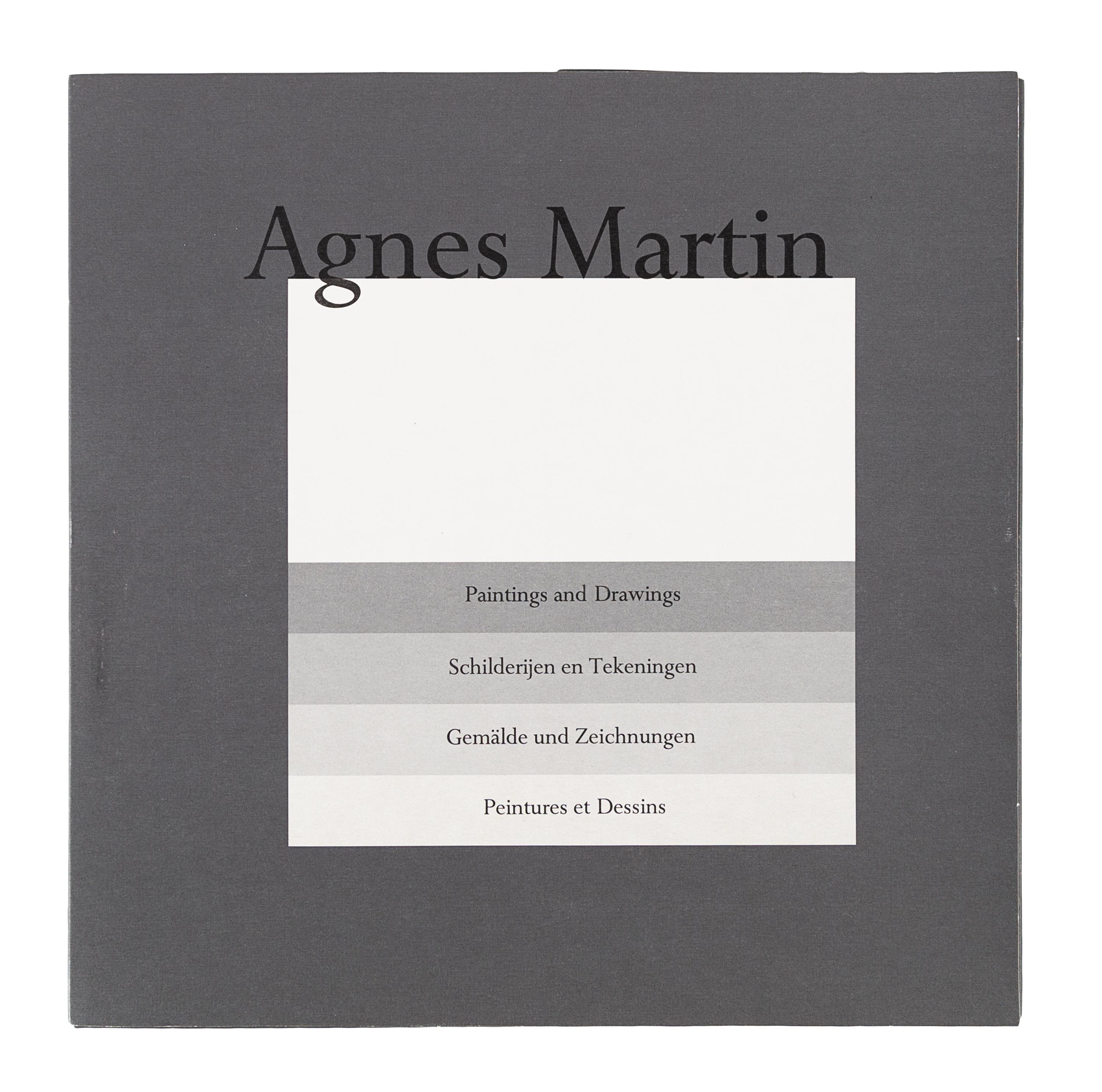 Agnes Martin, (Canadian/American, 1912-2004), Paintings and Drawings: Stedelijk Museum Portfolio, 1990-1991