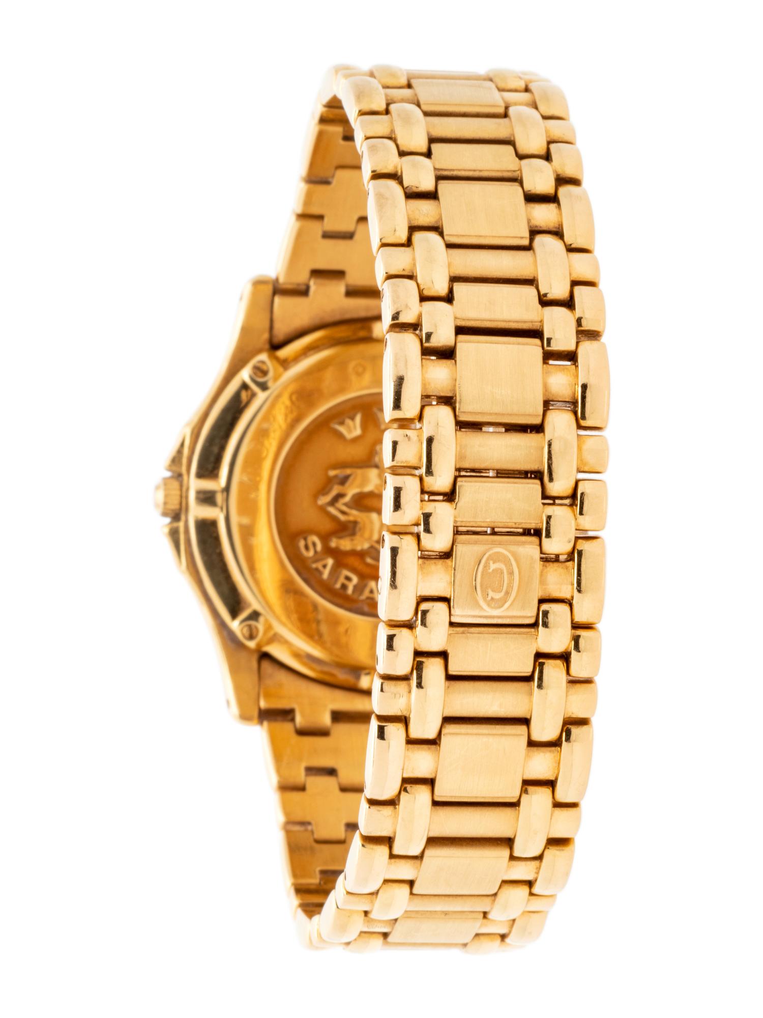 CONCORD, 18K YELLOW GOLD 'SARATOGA SL' WRISTWATCH
