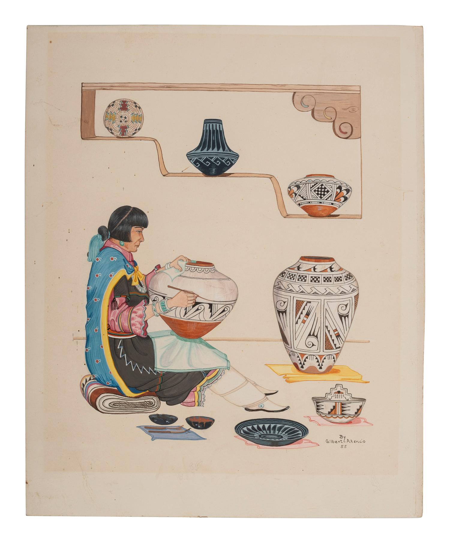 untitled, portrait of Maria Martinez