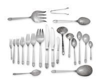 An American Silver Flatware Service