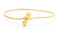 An 18 Karat Yellow Gold "Elongated Teardrop" Bangle Bracelet, Elsa Peretti for Tiffany & Co., 9.10 dwts.