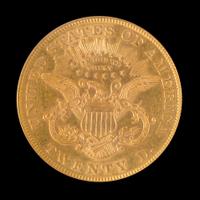 A United States 1869 Liberty Head $20 Gold Coin