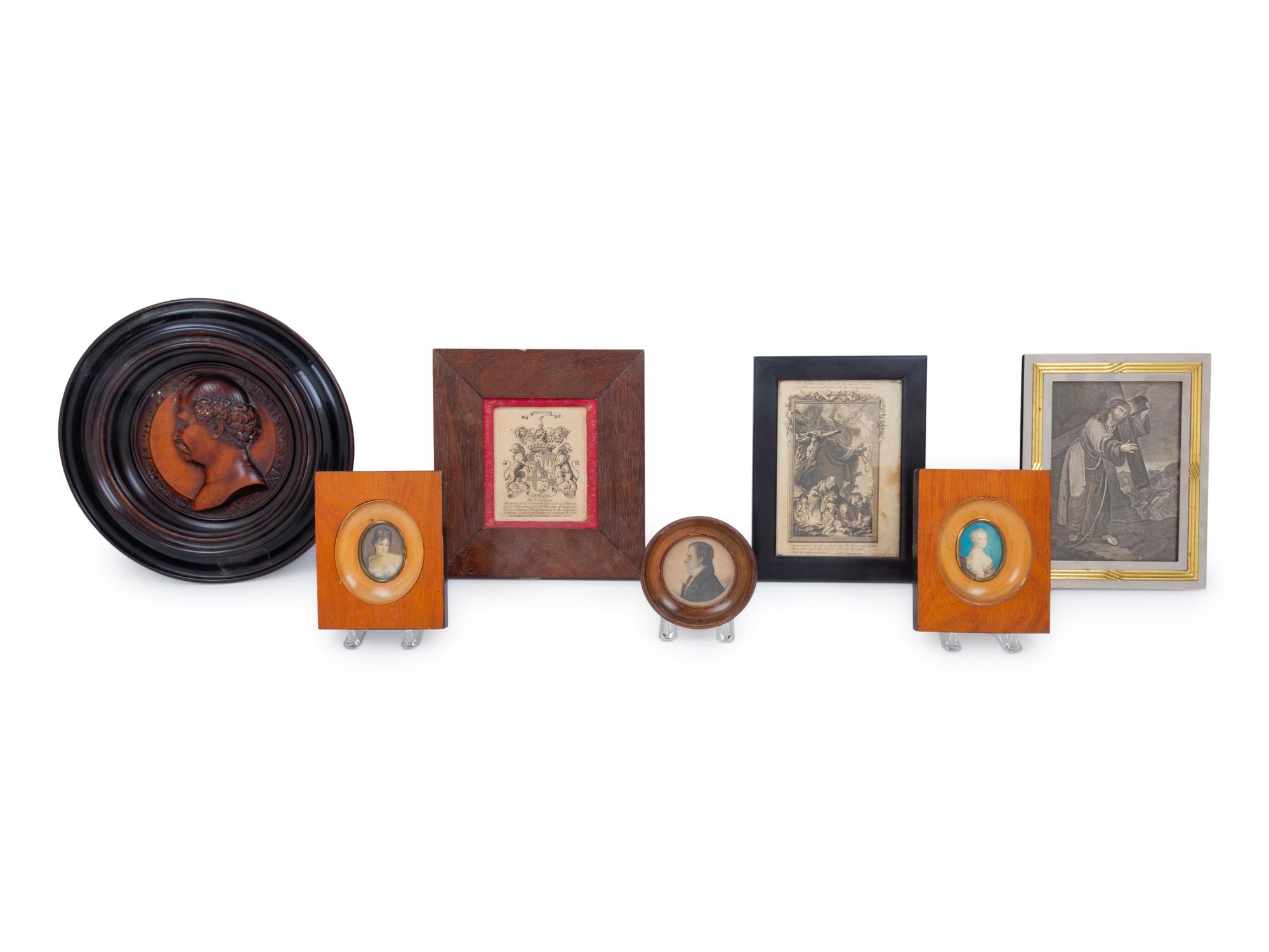 A Collection of Framed Decorative Arts