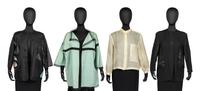 Four Geoffrey Beene Items: Three Jackets & One Top, 1990s
