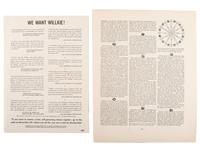 [WILLKIE, Wendell (1892-1944)]. A group of broadsides, sheet music, and campaign ephemera, comprising: