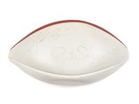 A Walter Payton and Gale Sayers Dual Signed Autograph Football (Beckett Authentication Services)