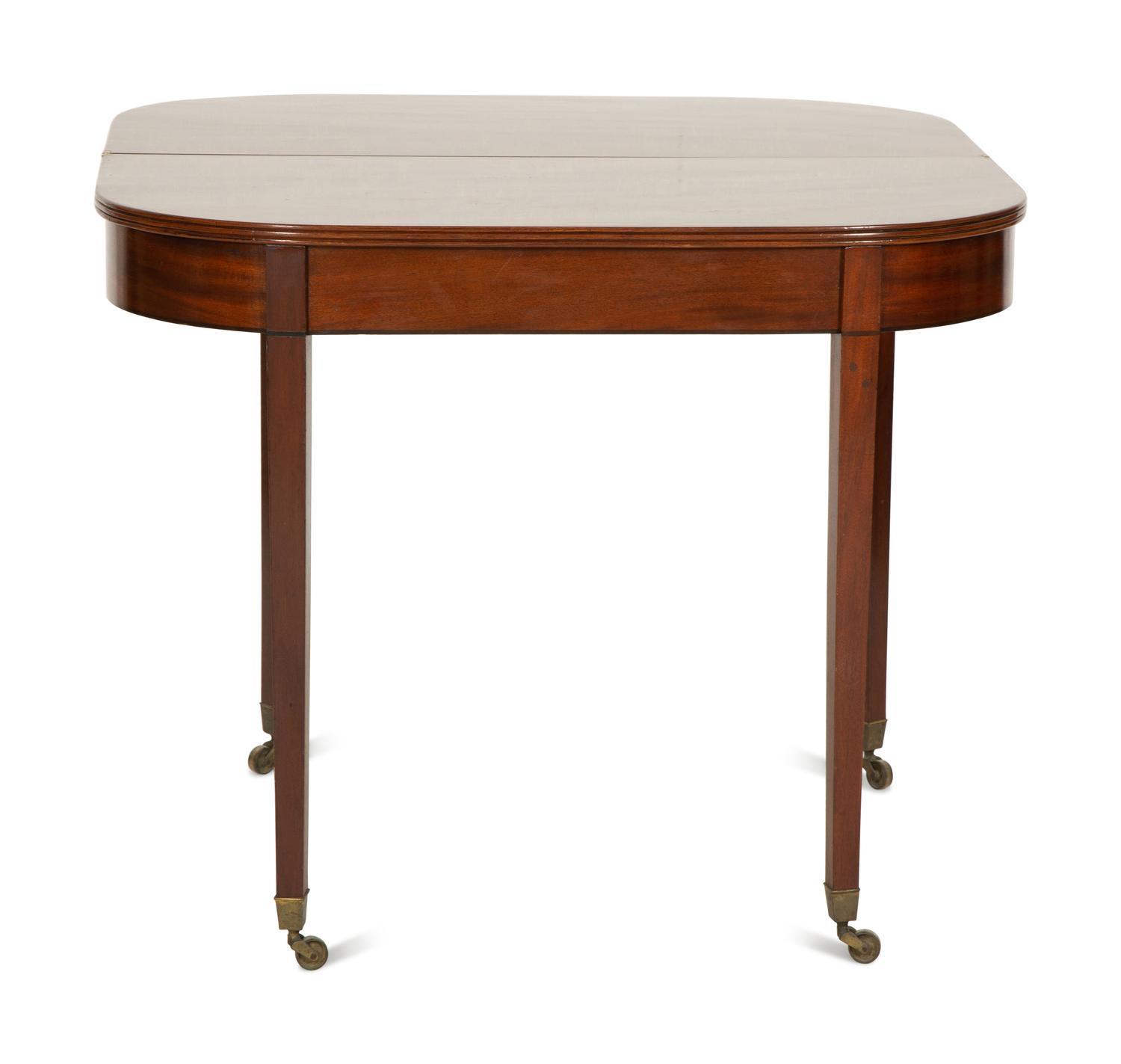 A George III Mahogany Flip Top Card Table