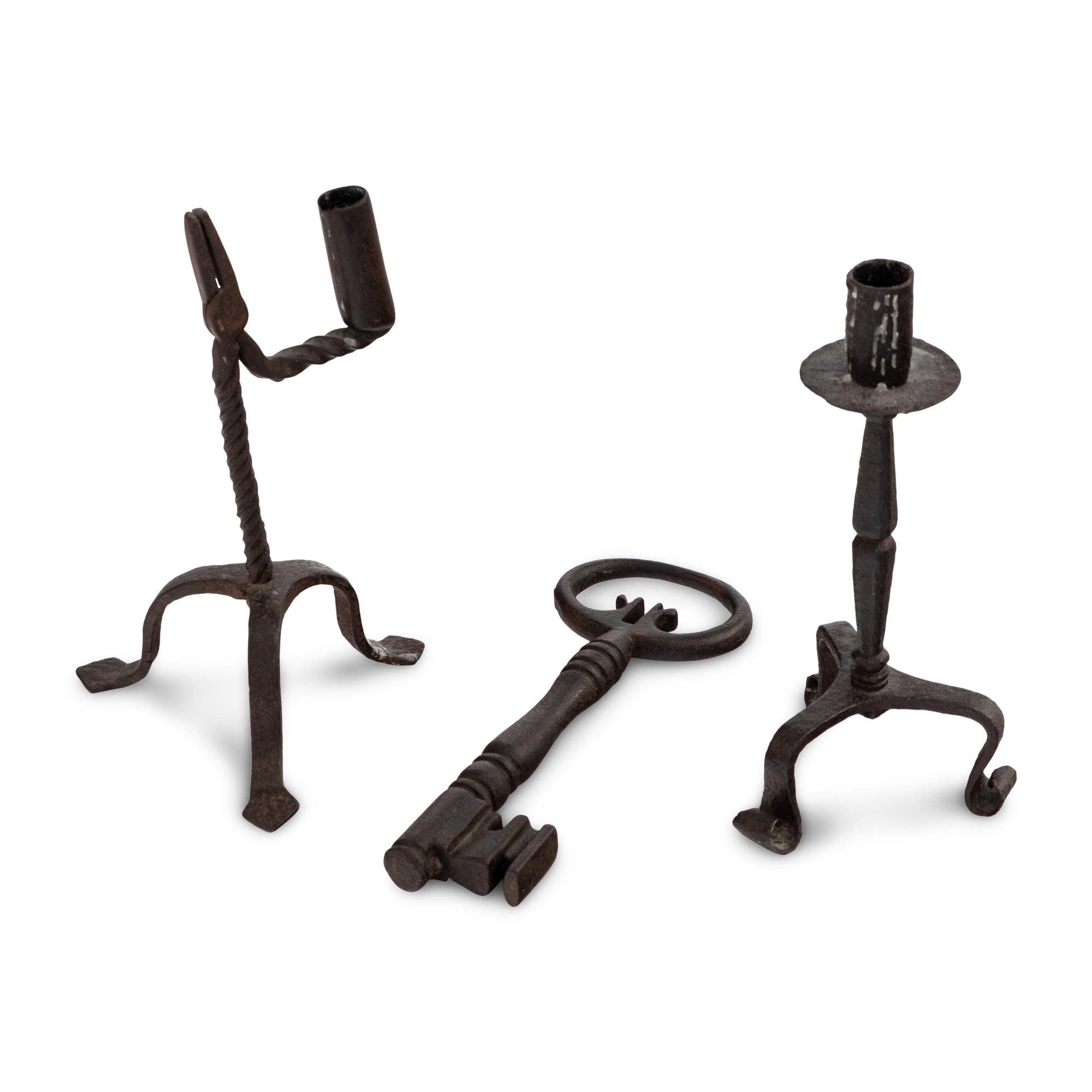 A Group of Three English Iron Articles