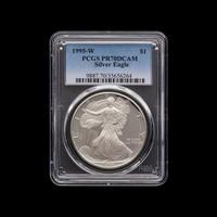 A 1995-W Silver Eagle $1 Proof [PCGS PF70 DCAM]
