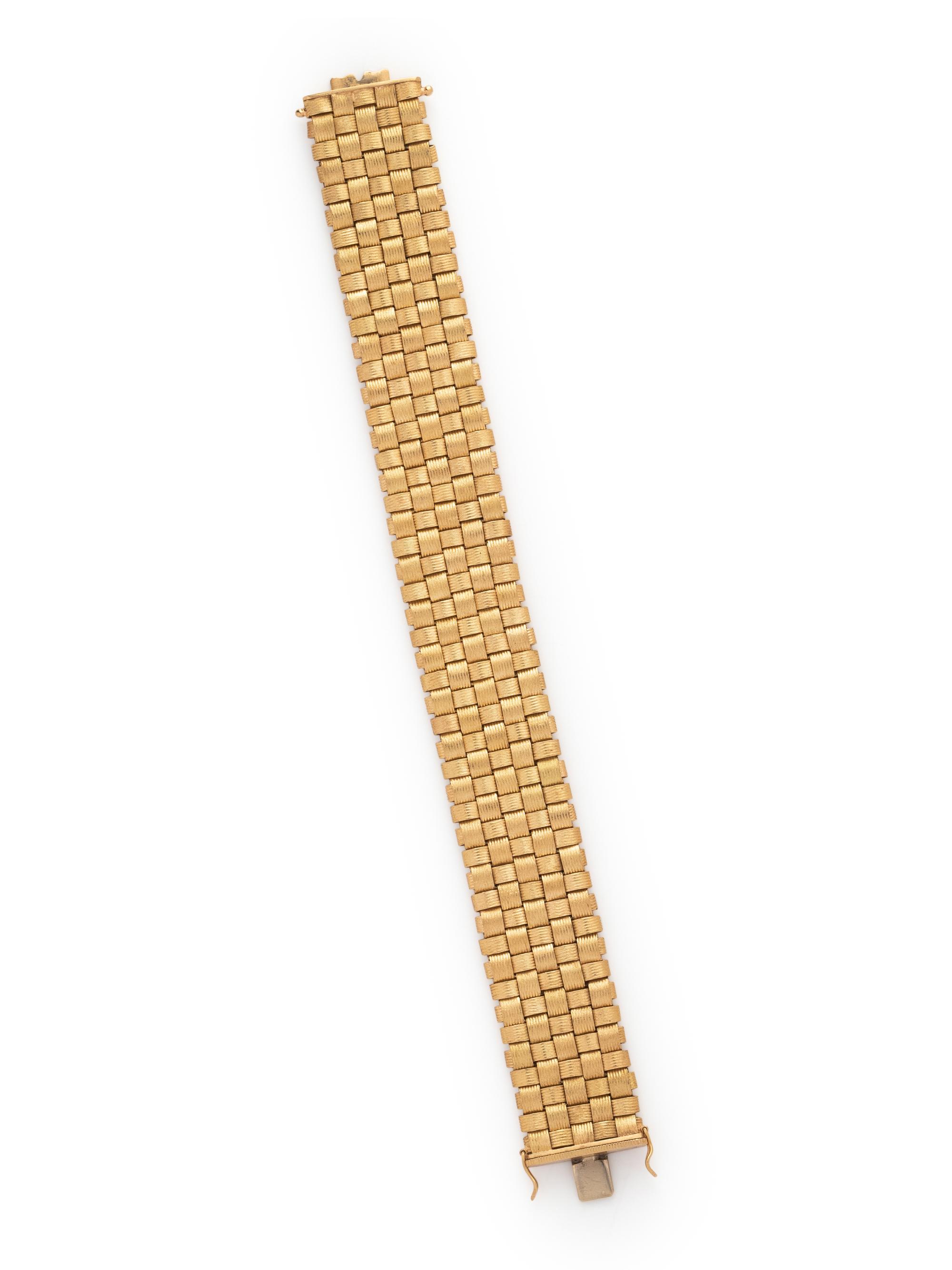 MARCHISIO, YELLOW GOLD BRACELET