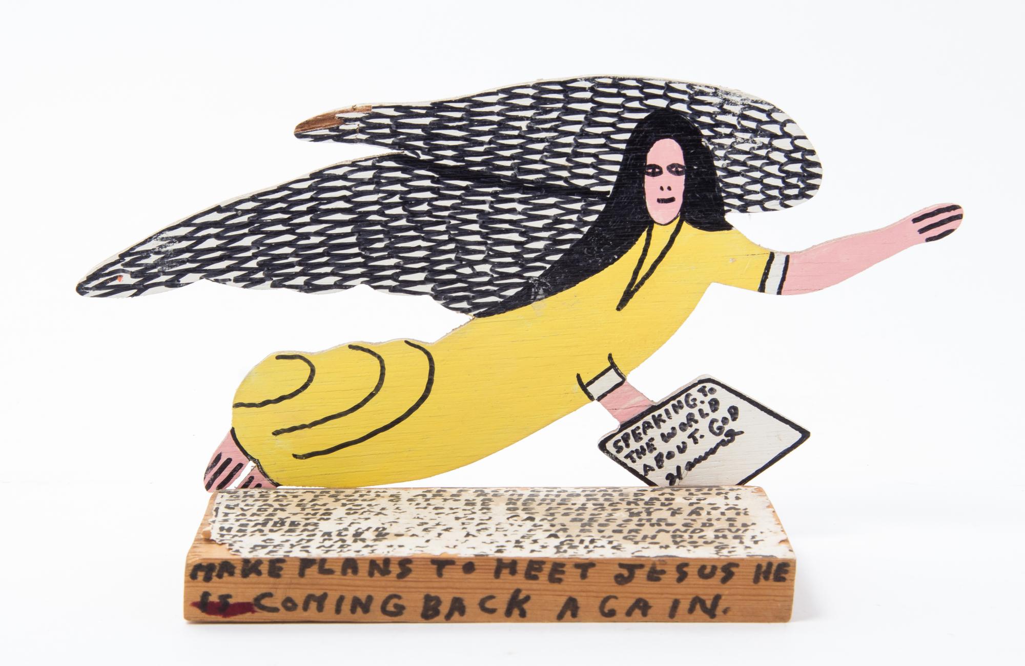 Howard Finster, (American, 1916-2001), Make Plans to Meet Jesus He Is Coming Back Again, 1990
