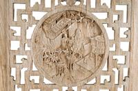 An Indian Four Panel Carved Wood Screen — 20TH CENTURY