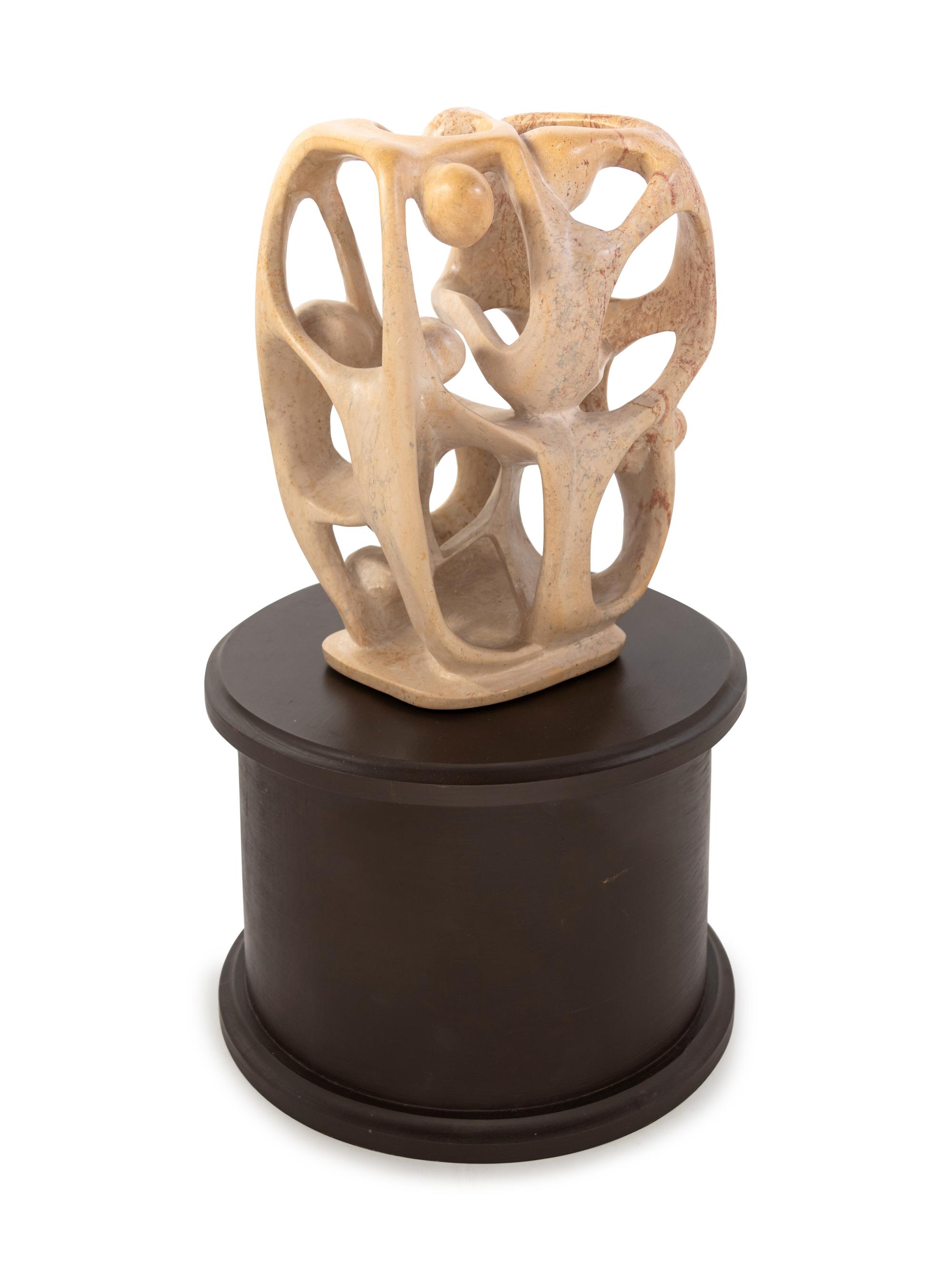 A Carved Stone Sculpture