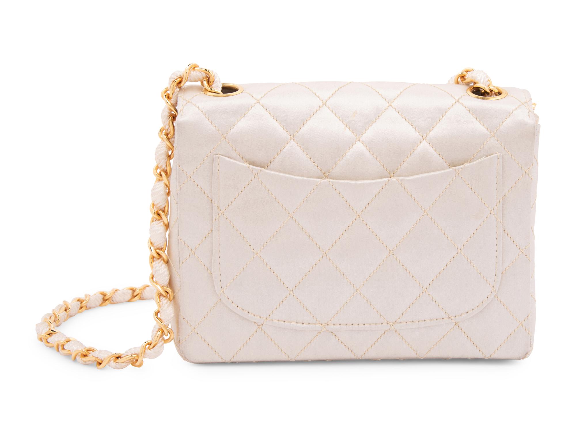 Chanel Satin Mini Classic Flap Bag, 1991-94