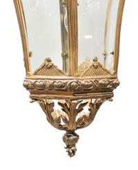 A Régence Style Gilt Bronze Hall Lantern
