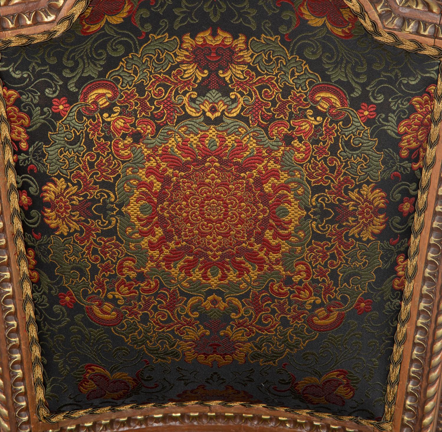 A Pair of Louis XVI Style Mahogany Side Chairs