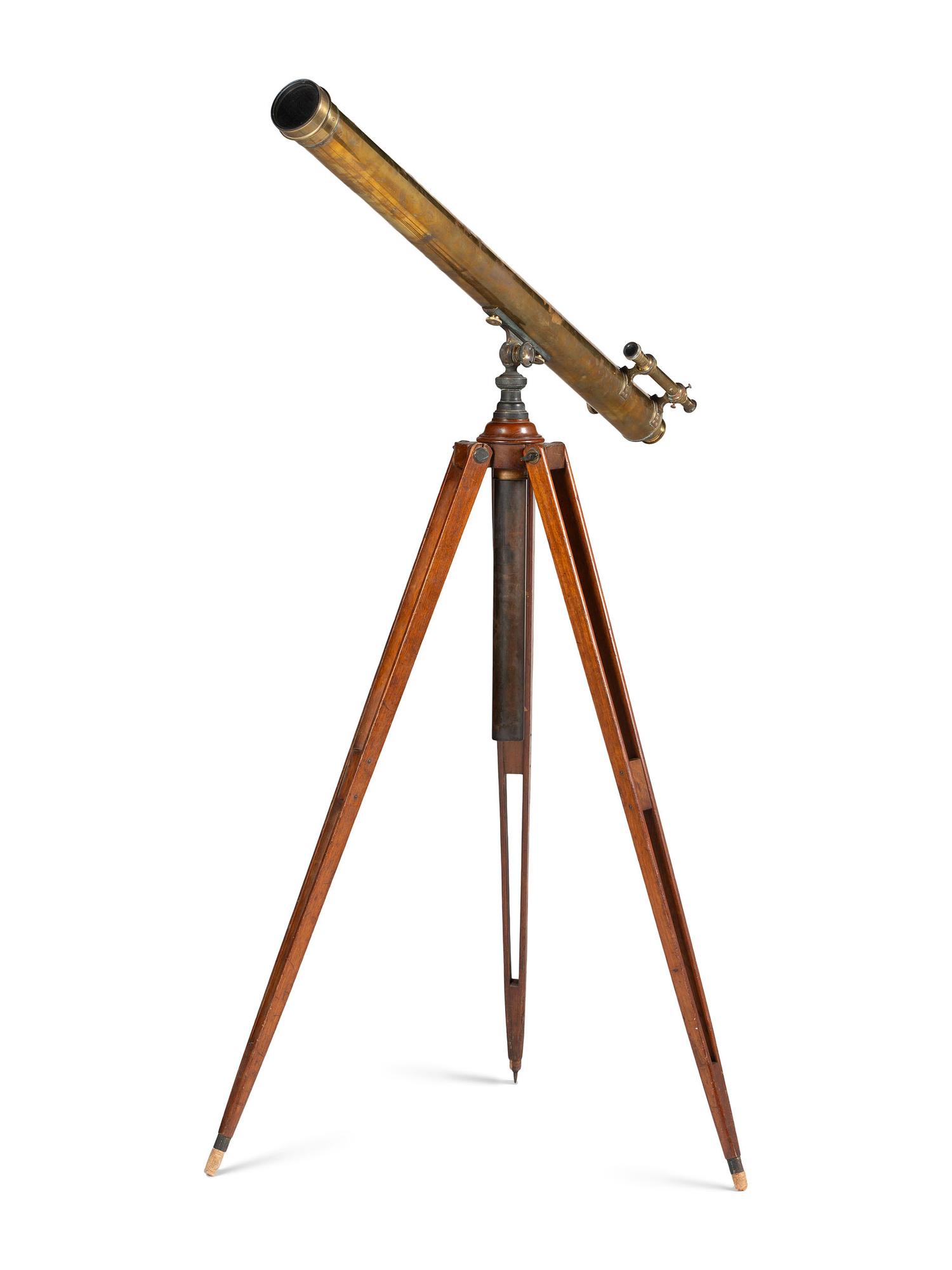 A Brass Presentation Telescope