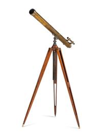 A Brass Presentation Telescope