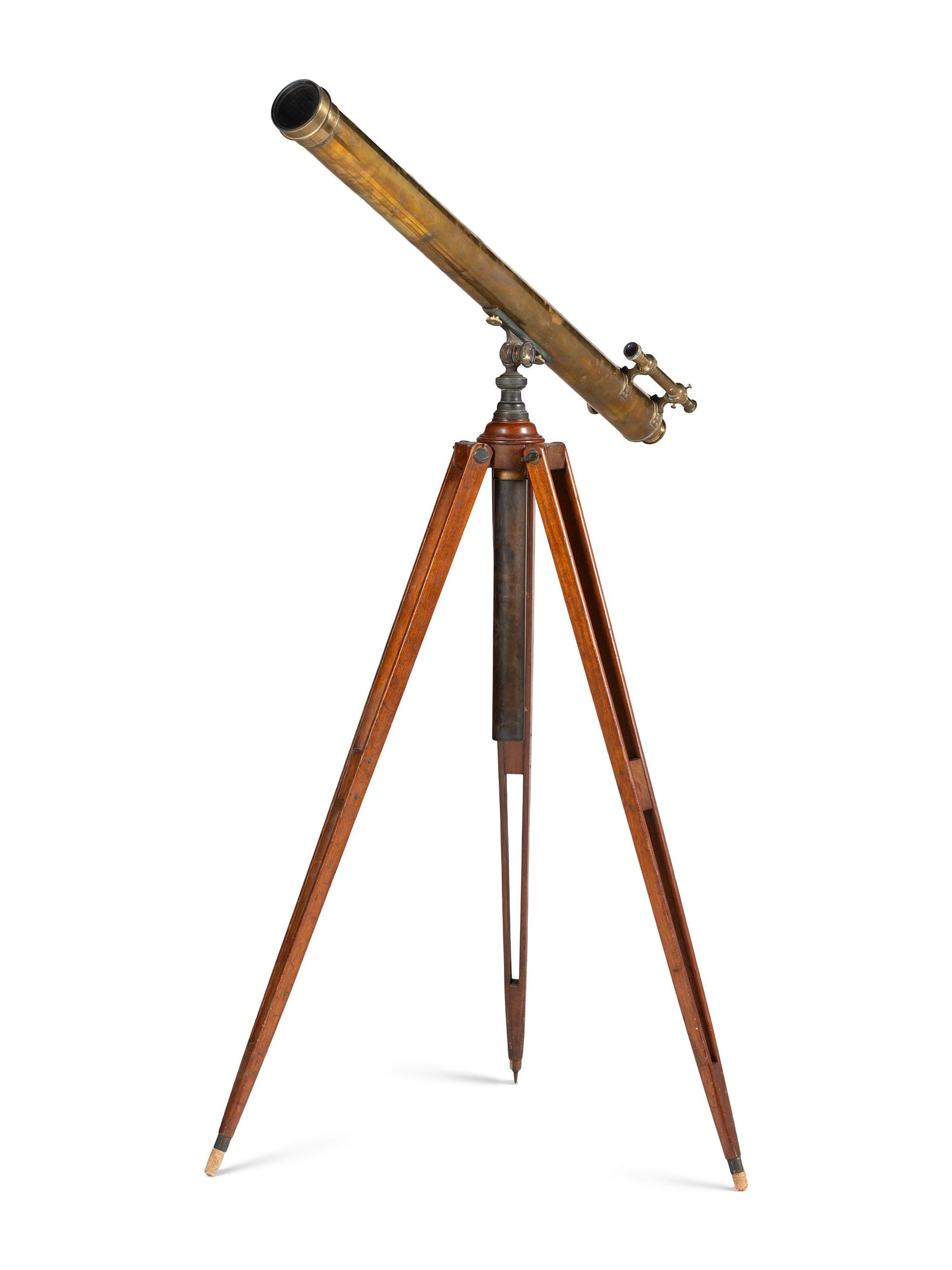 A Brass Presentation Telescope