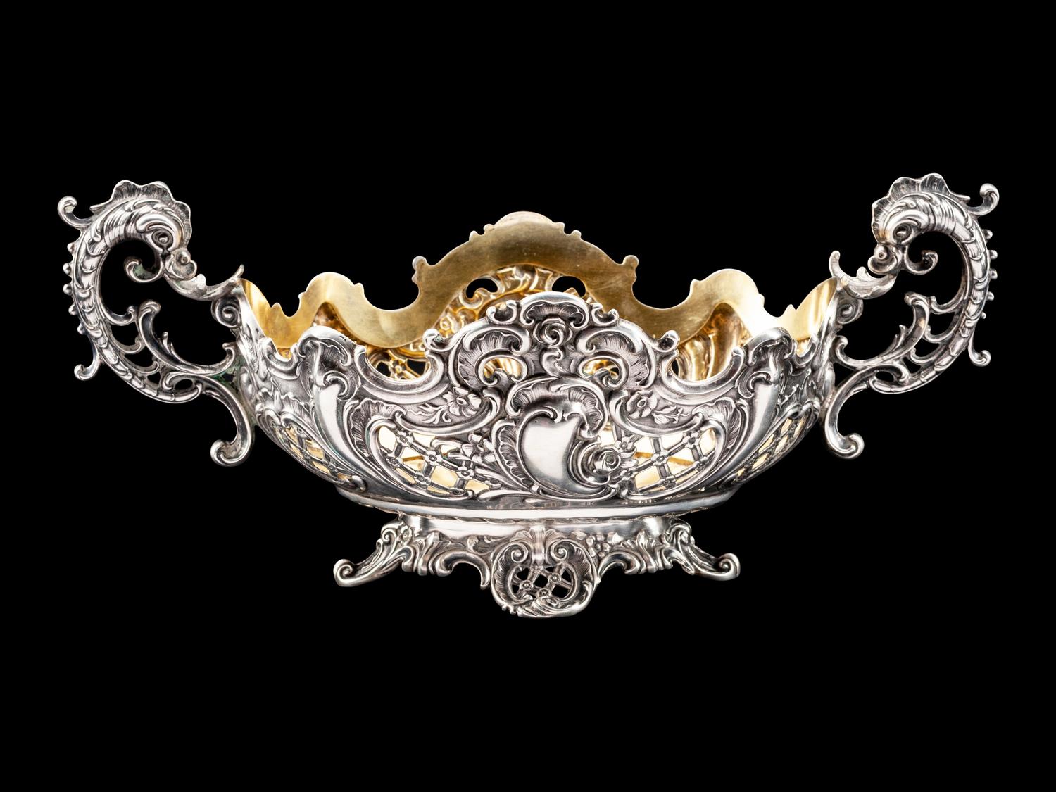 A German Silver Basket