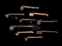 Nine Japanese 'Animal' Portable Writing Sets, Yatate