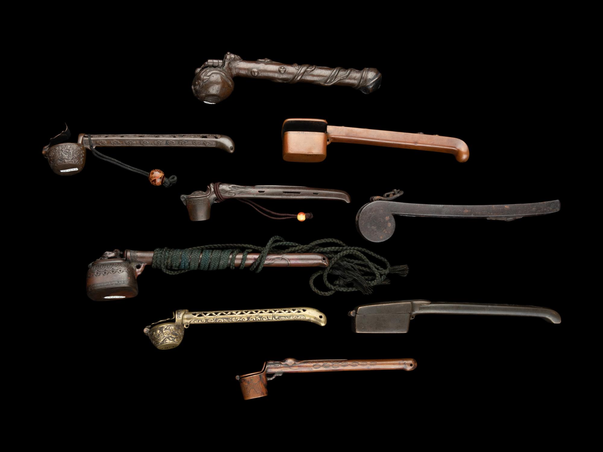 Nine Japanese 'Animal' Portable Writing Sets, Yatate